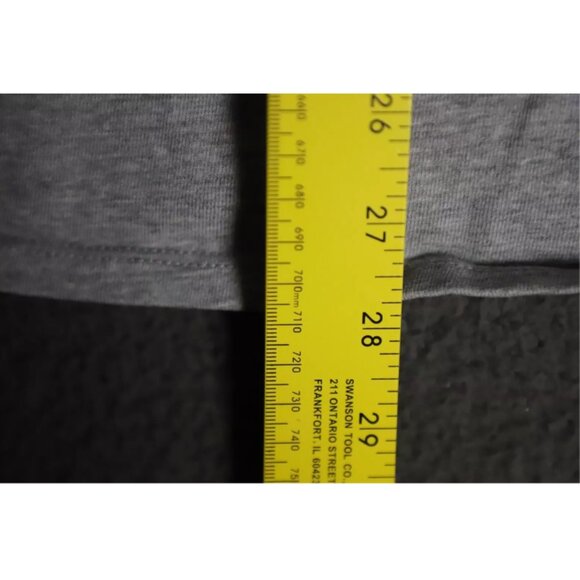 Nike Air T-Shirt Men XL Gray Activewear Athletic Cut Spell Out Swoosh Stich Logo - Picture 9 of 10